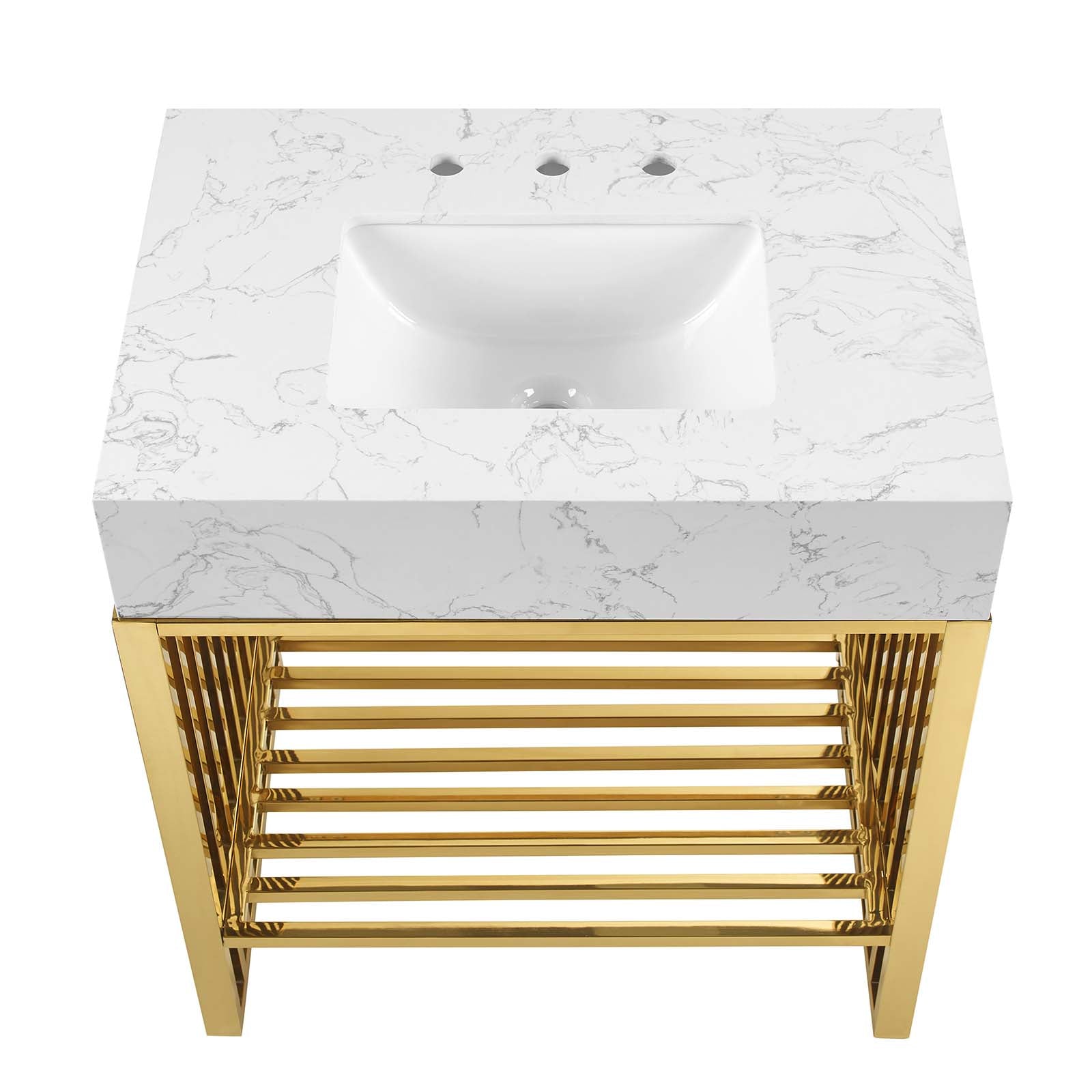 Gridiron 30" Bathroom Vanity by Modway