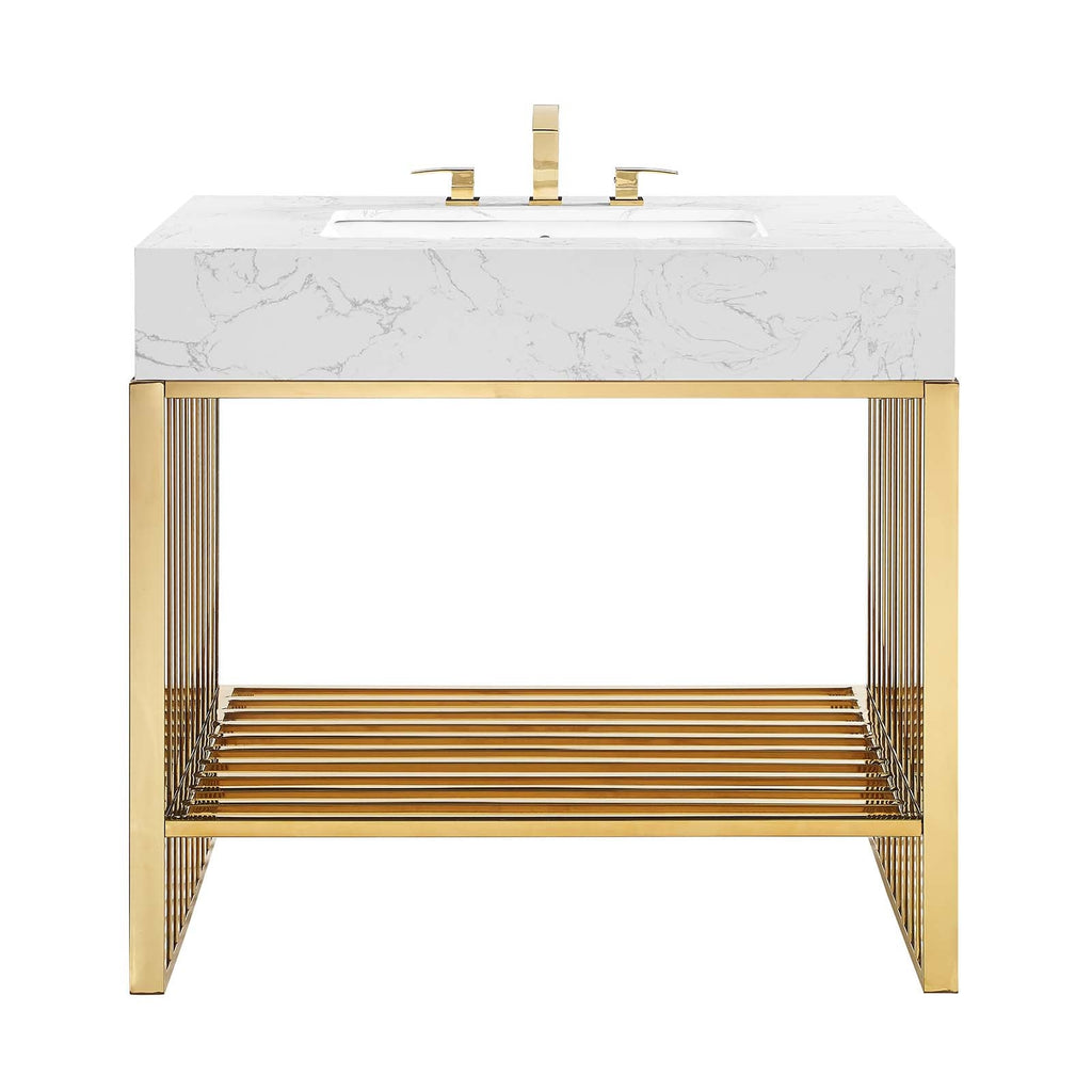 Gridiron 36" Bathroom Vanity by Modway