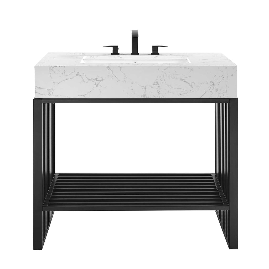 Gridiron 36" Bathroom Vanity by Modway