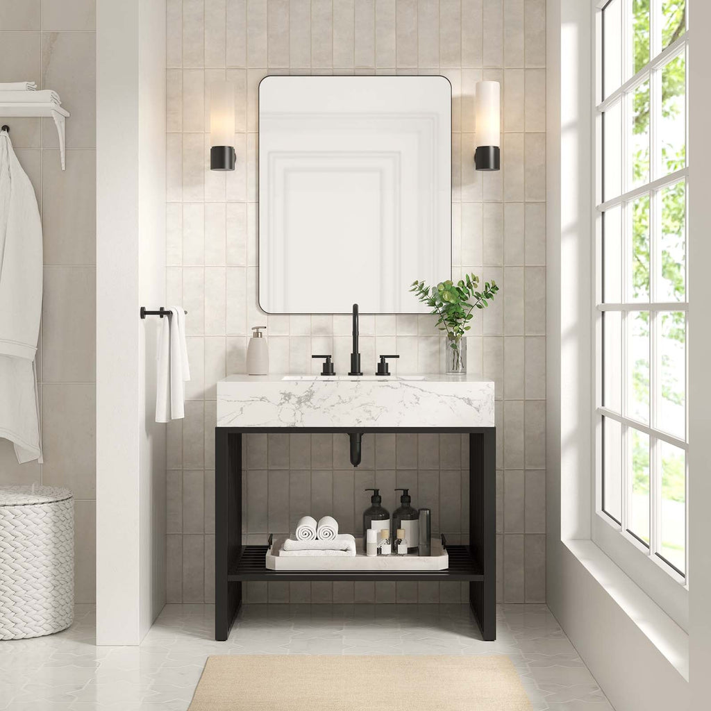 Gridiron 36" Bathroom Vanity by Modway