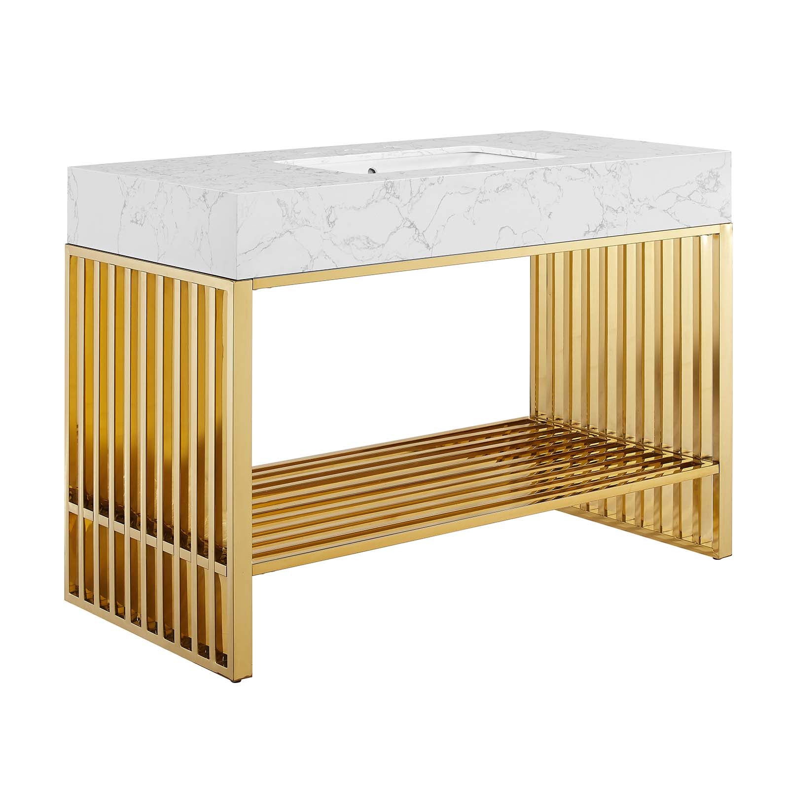 Gridiron 48" Bathroom Vanity by Modway