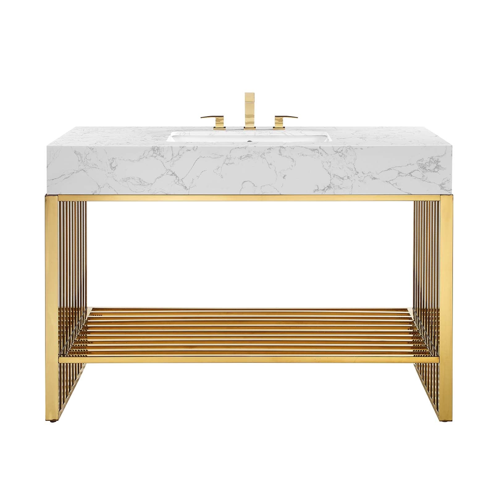 Gridiron 48" Bathroom Vanity by Modway