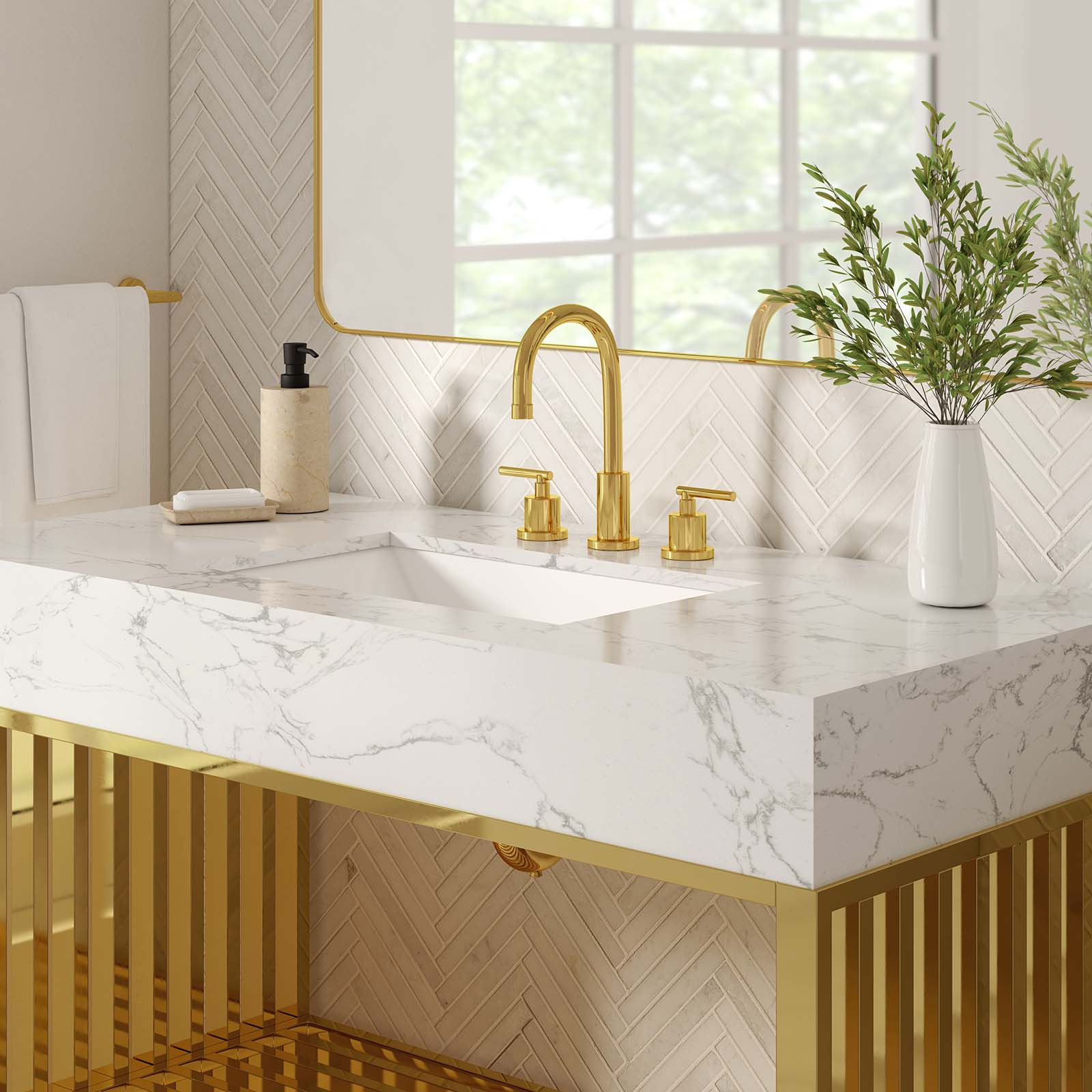 Gridiron 48" Bathroom Vanity by Modway