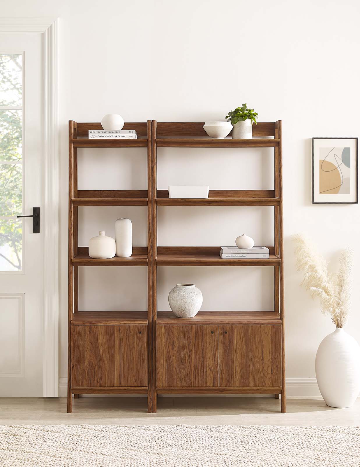Bixby Wood Bookshelves Set of 2 by Modway