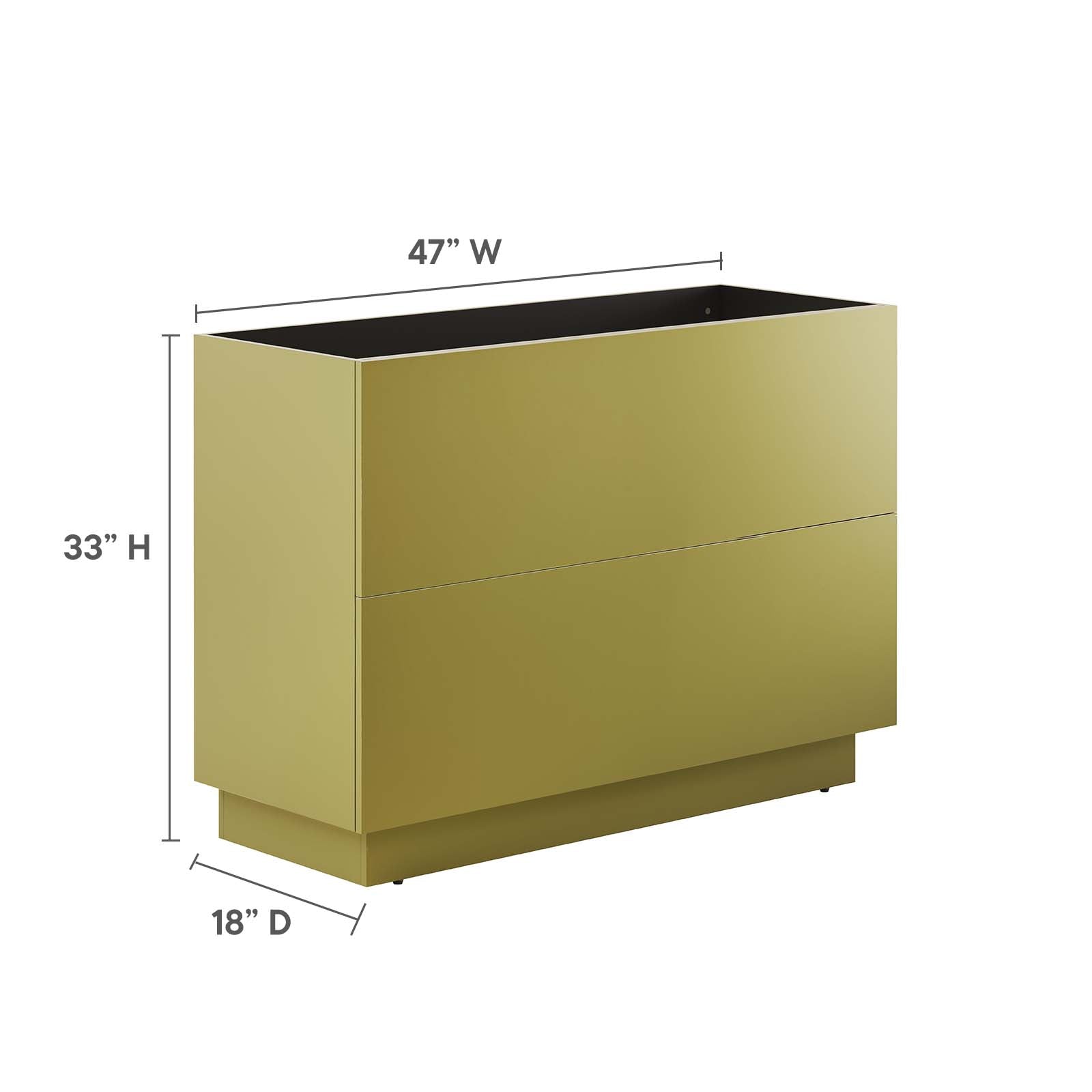 Quantum 48" Bathroom Vanity Cabinet (Sink Basin Not Included) by Modway