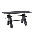 Genuine 60" Crank Adjustable Height Dining Table and Computer Desk by Modway