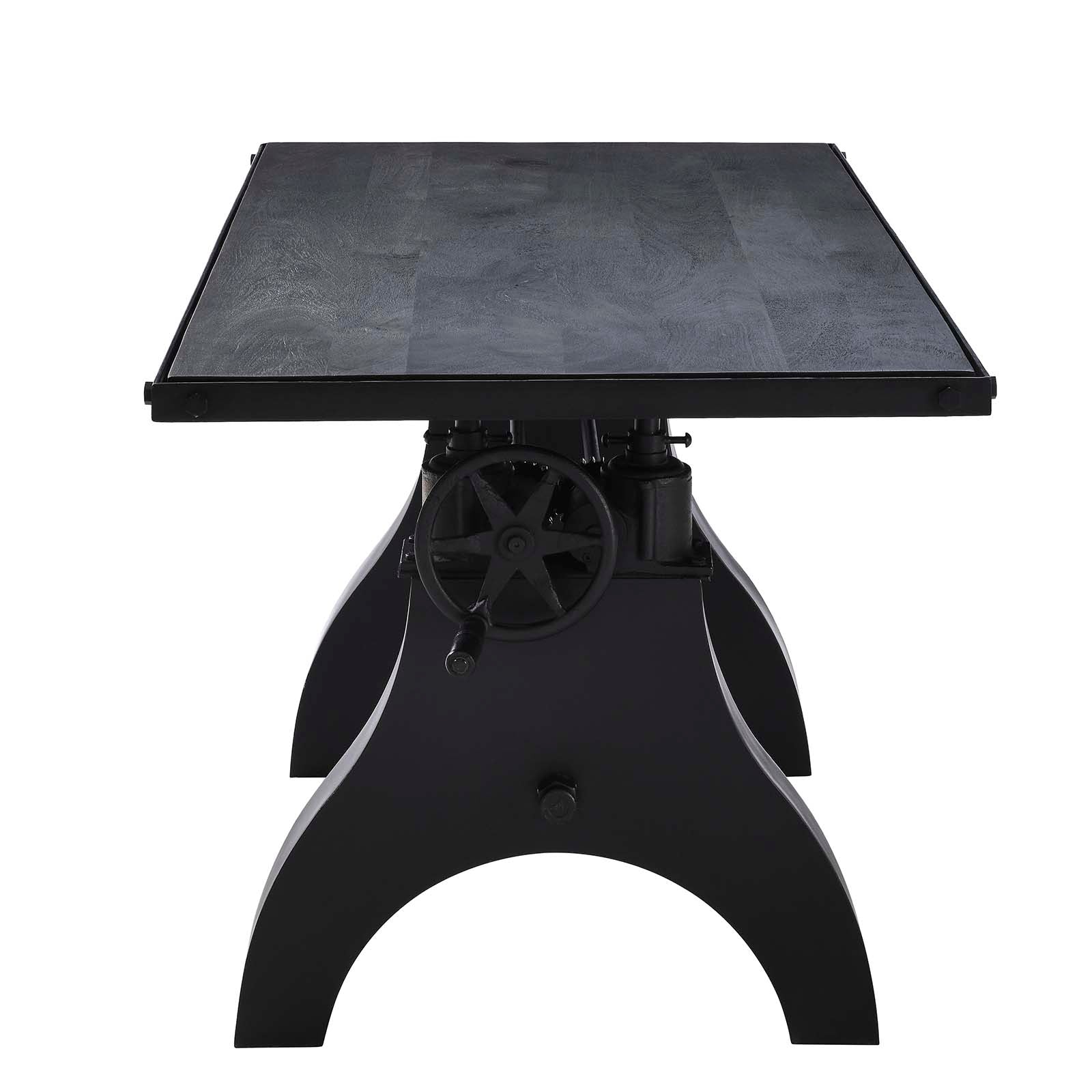Genuine 60" Crank Adjustable Height Dining Table and Computer Desk by Modway