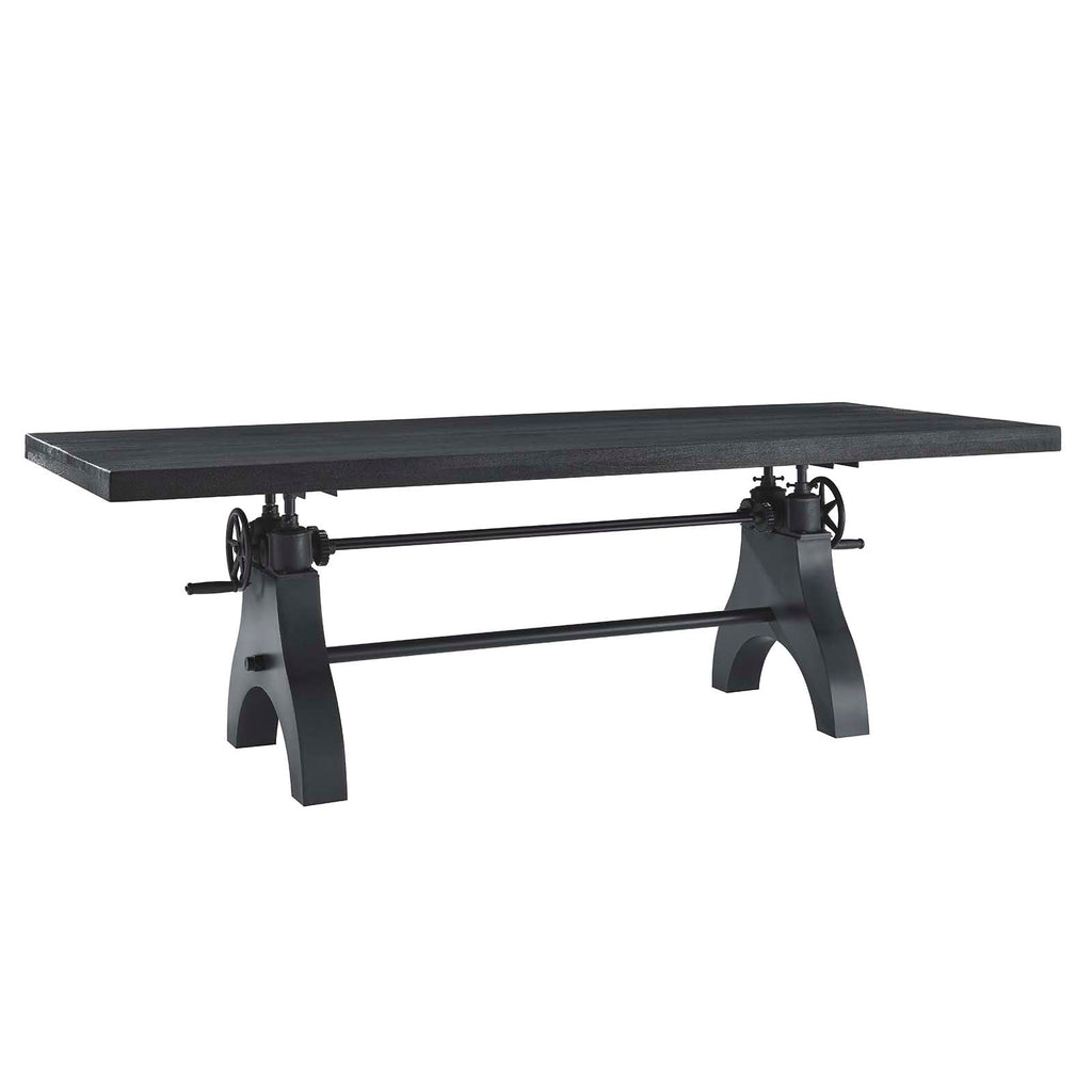 Genuine 96" Crank Adjustable Height Dining and Conference Table by Modway