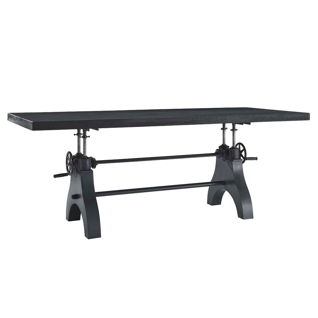 Genuine 96" Crank Adjustable Height Dining and Conference Table by Modway