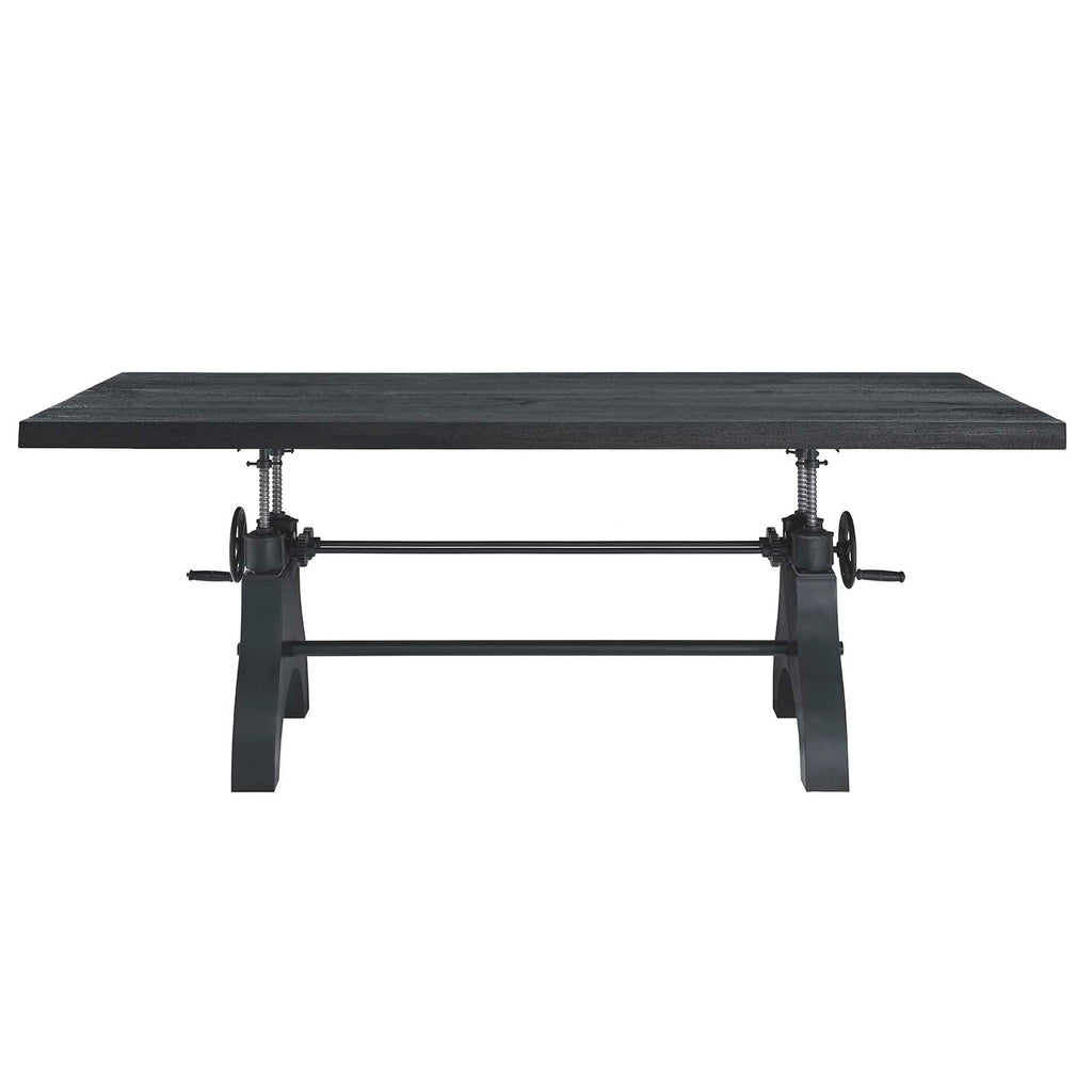 Genuine 96" Crank Adjustable Height Dining and Conference Table by Modway