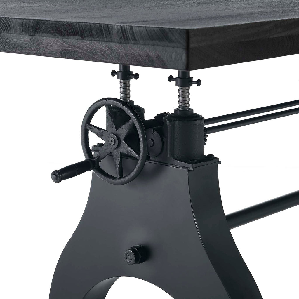 Genuine 96" Crank Adjustable Height Dining and Conference Table by Modway