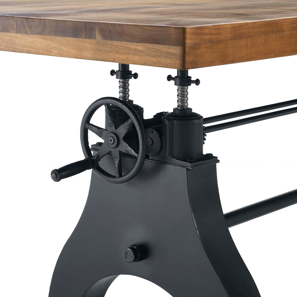 Genuine 96" Crank Adjustable Height Dining and Conference Table by Modway