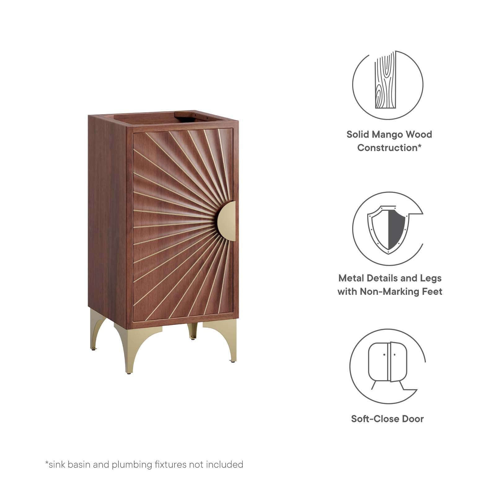 Daylight 18" Bathroom Vanity Cabinet by Modway