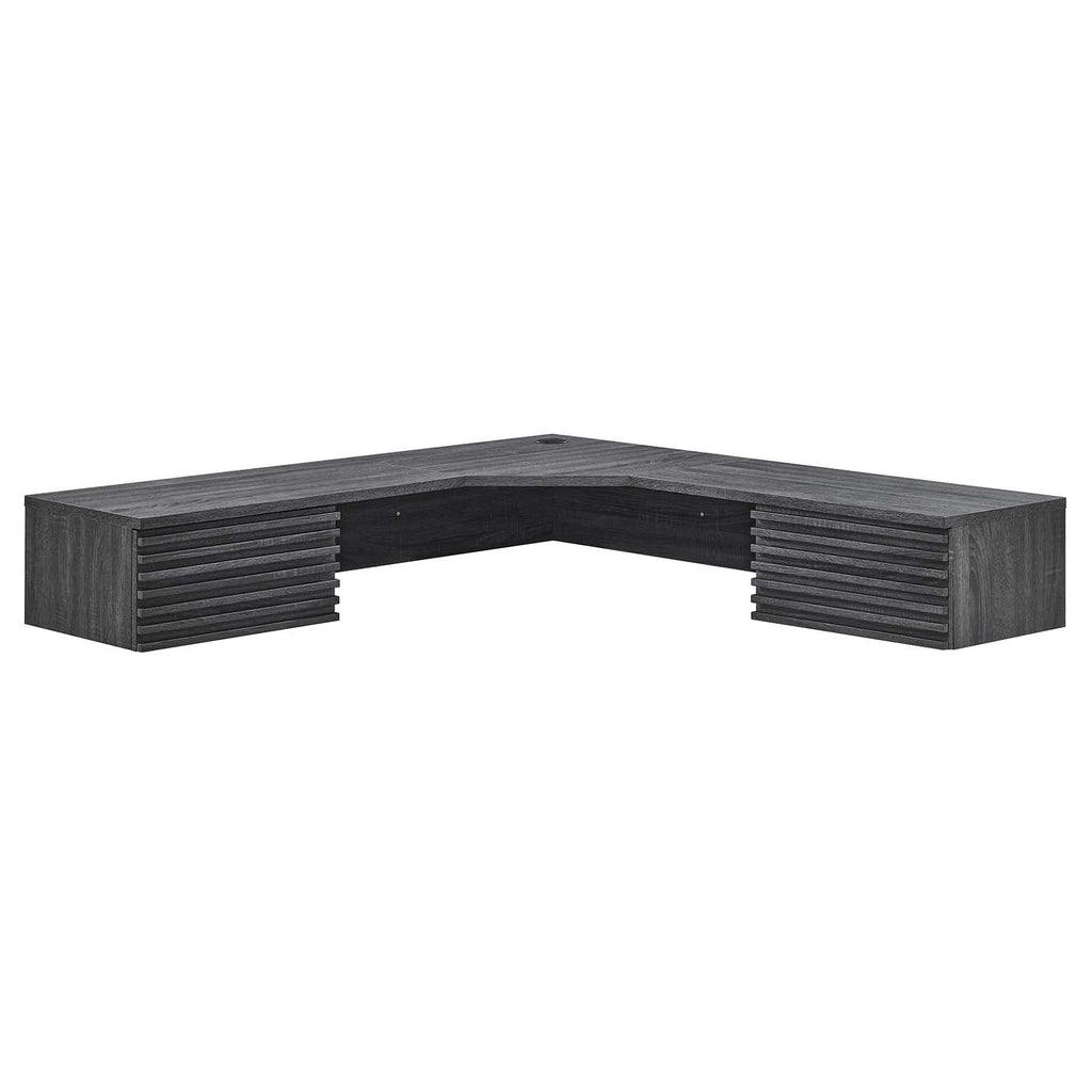Render Wall Mount Corner Office Desk by Modway