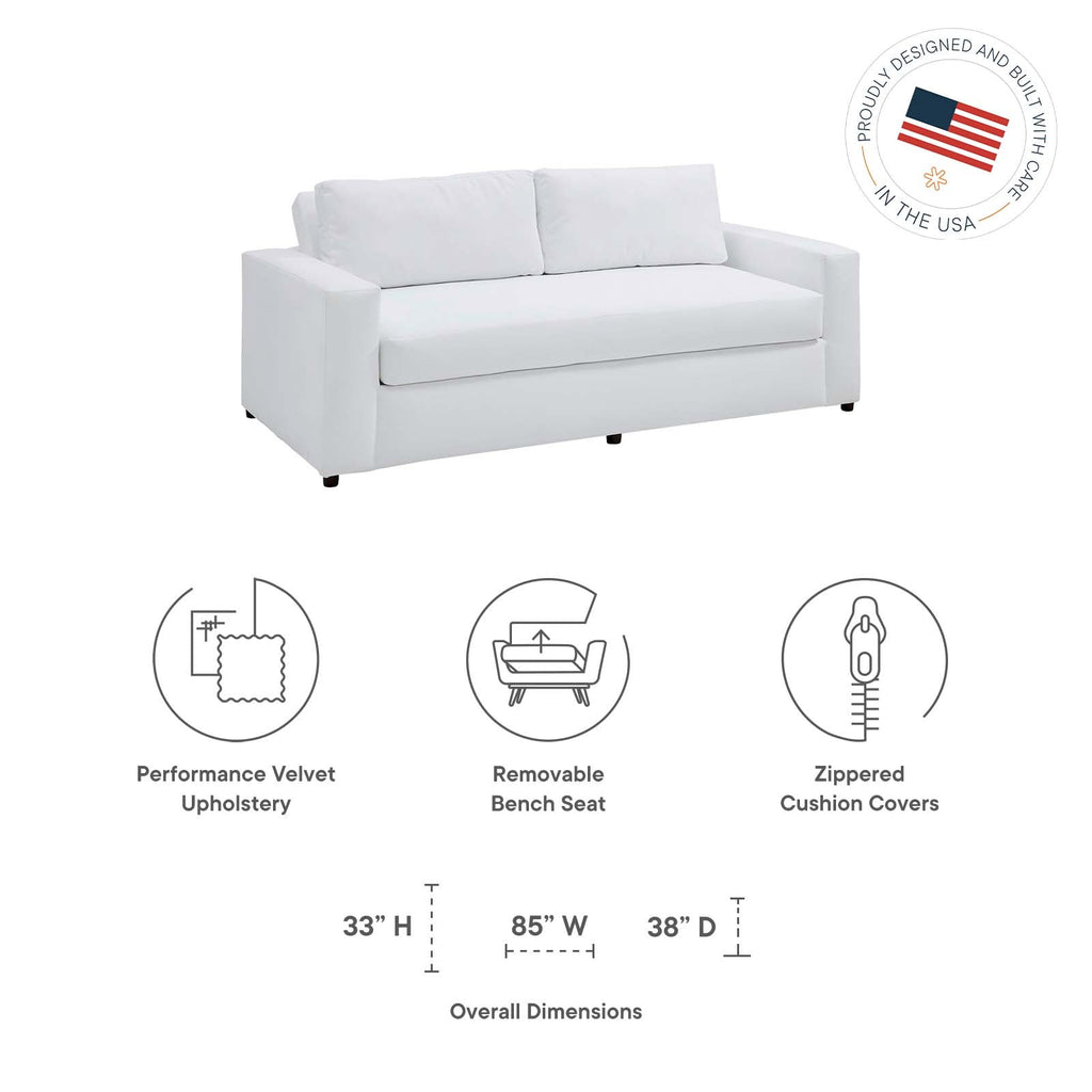 Avendale Velvet Sofa by Modway