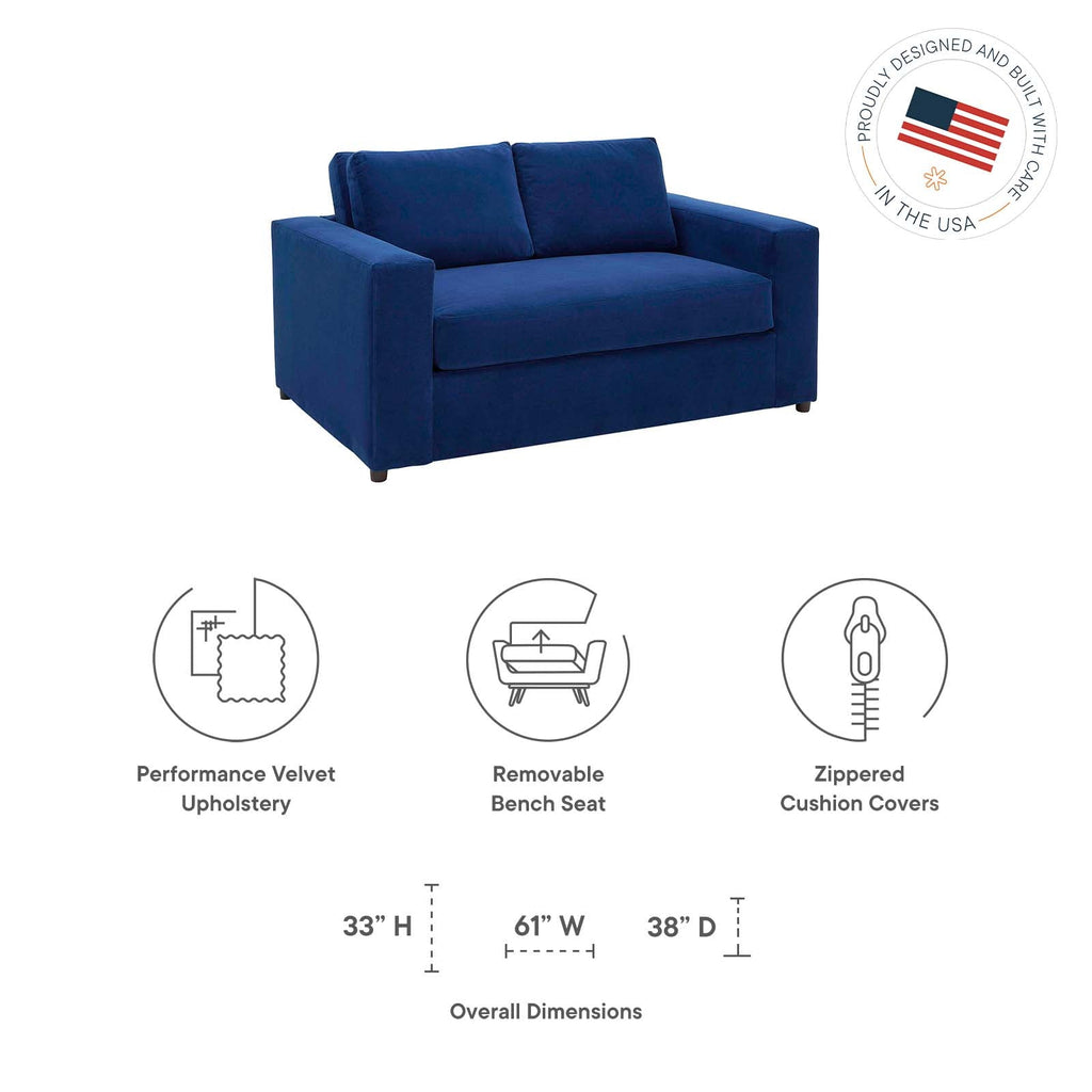Avendale Velvet Loveseat by Modway