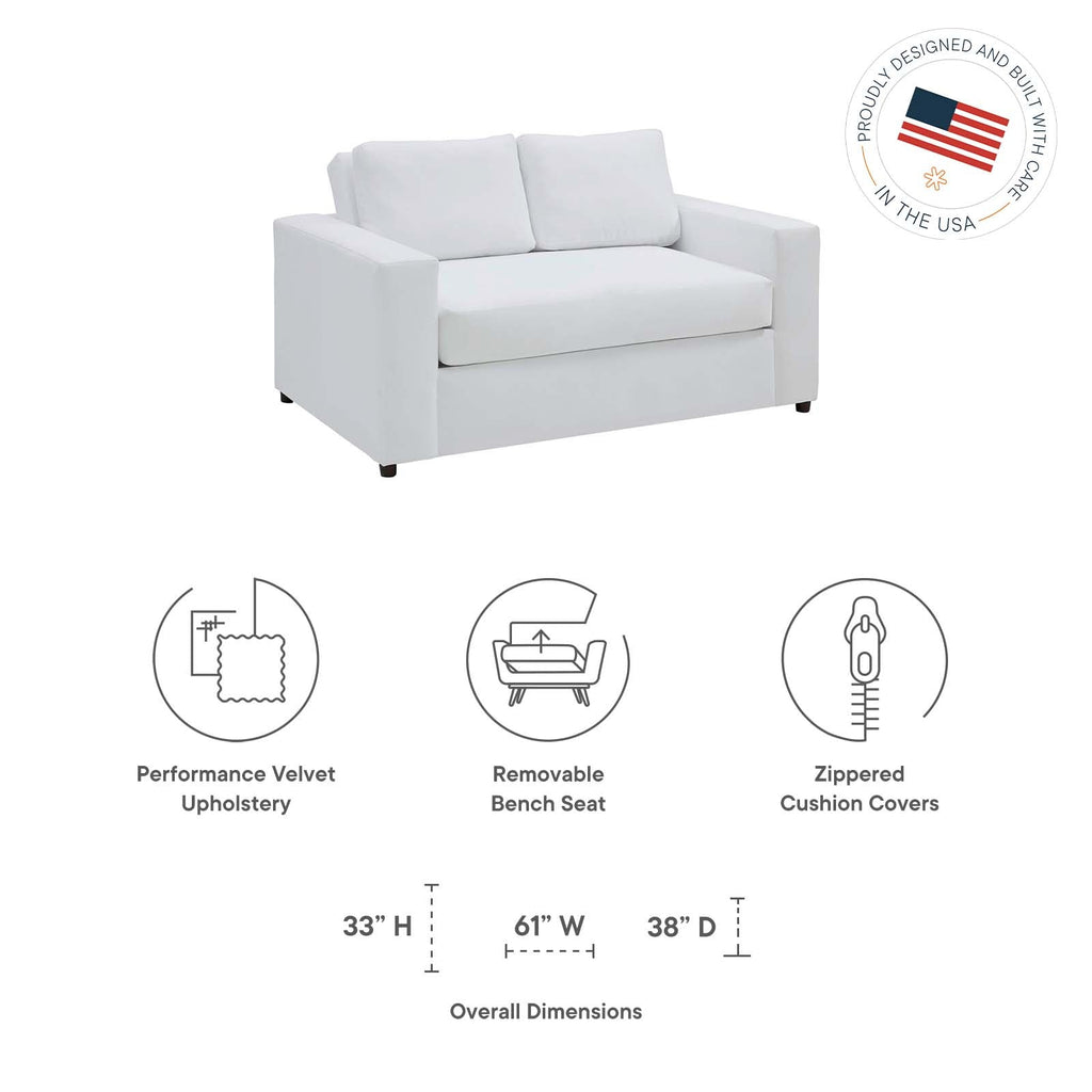 Avendale Velvet Loveseat by Modway