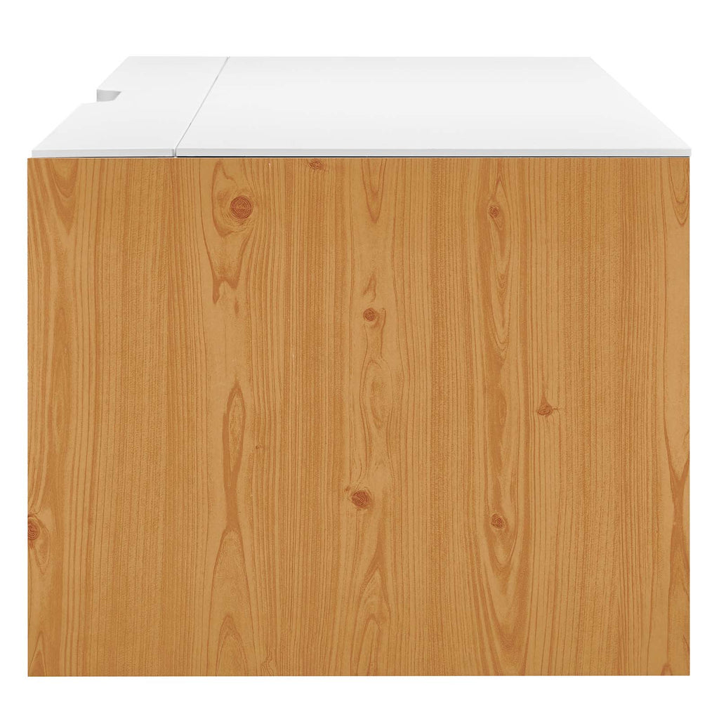 Kinetic 49" Wall-Mount Office Desk by Modway