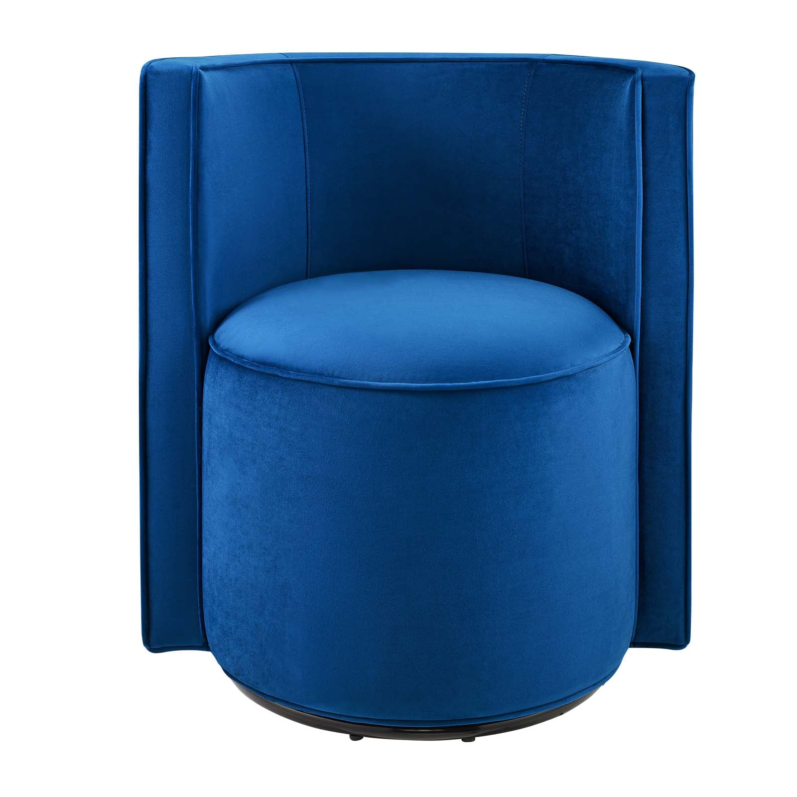 Della Performance Velvet Fabric Swivel Chair by Modway