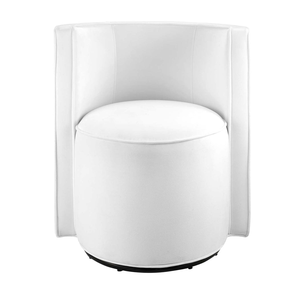 Della Performance Velvet Fabric Swivel Chair by Modway