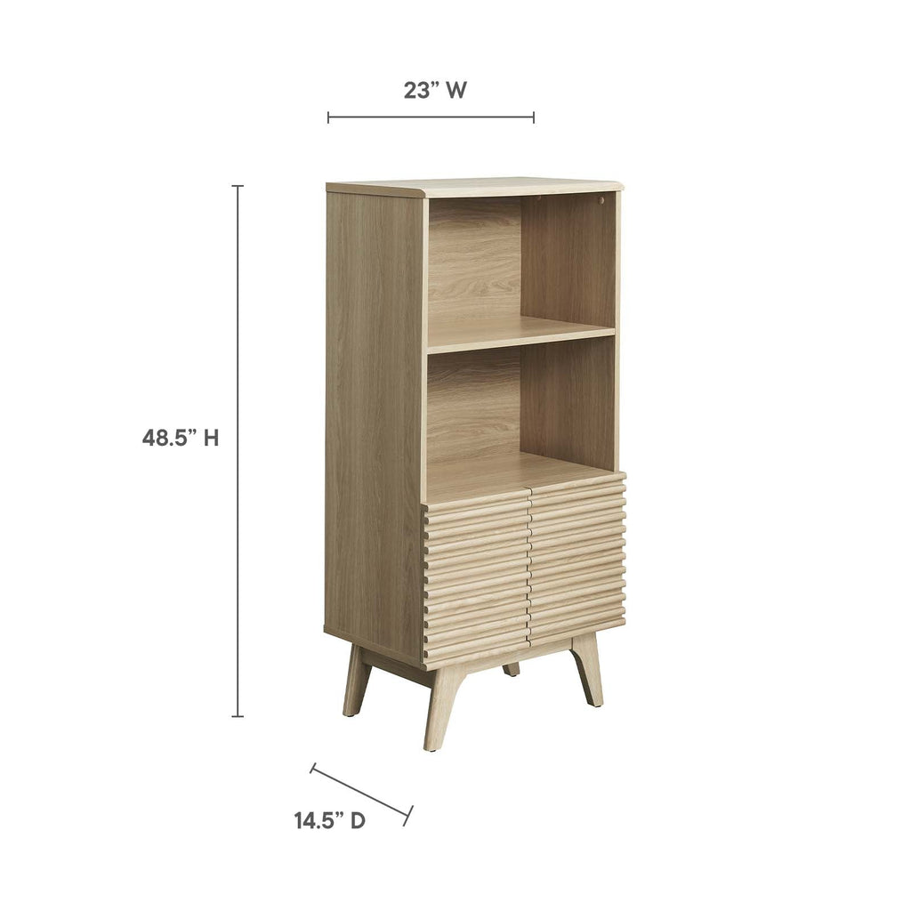 Render Display Cabinet Bookshelf by Modway