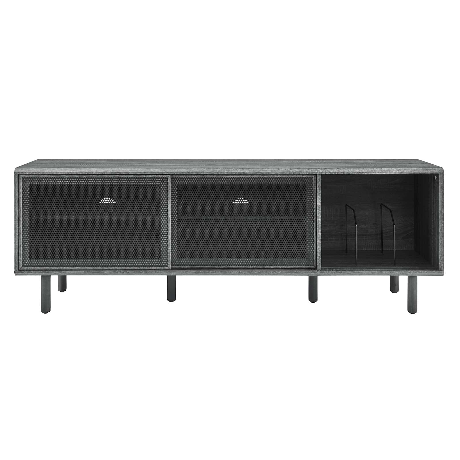Kurtis 67" TV and Vinyl Record Stand by Modway