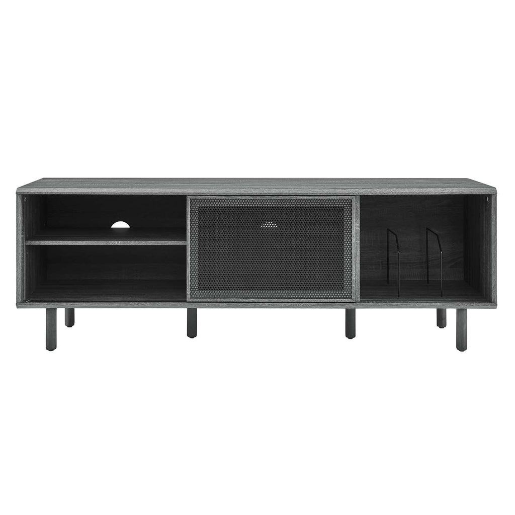 Kurtis 67" TV and Vinyl Record Stand by Modway