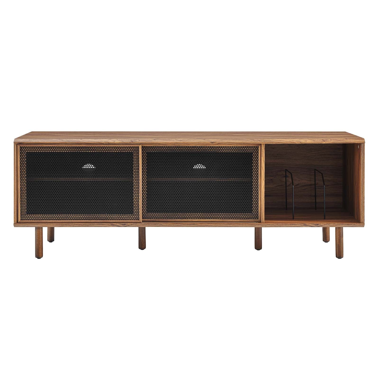 Kurtis 67" TV and Vinyl Record Stand by Modway