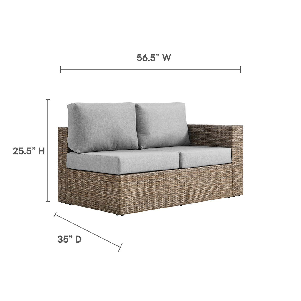 Convene Outdoor Patio Right-Arm Loveseat by Modway
