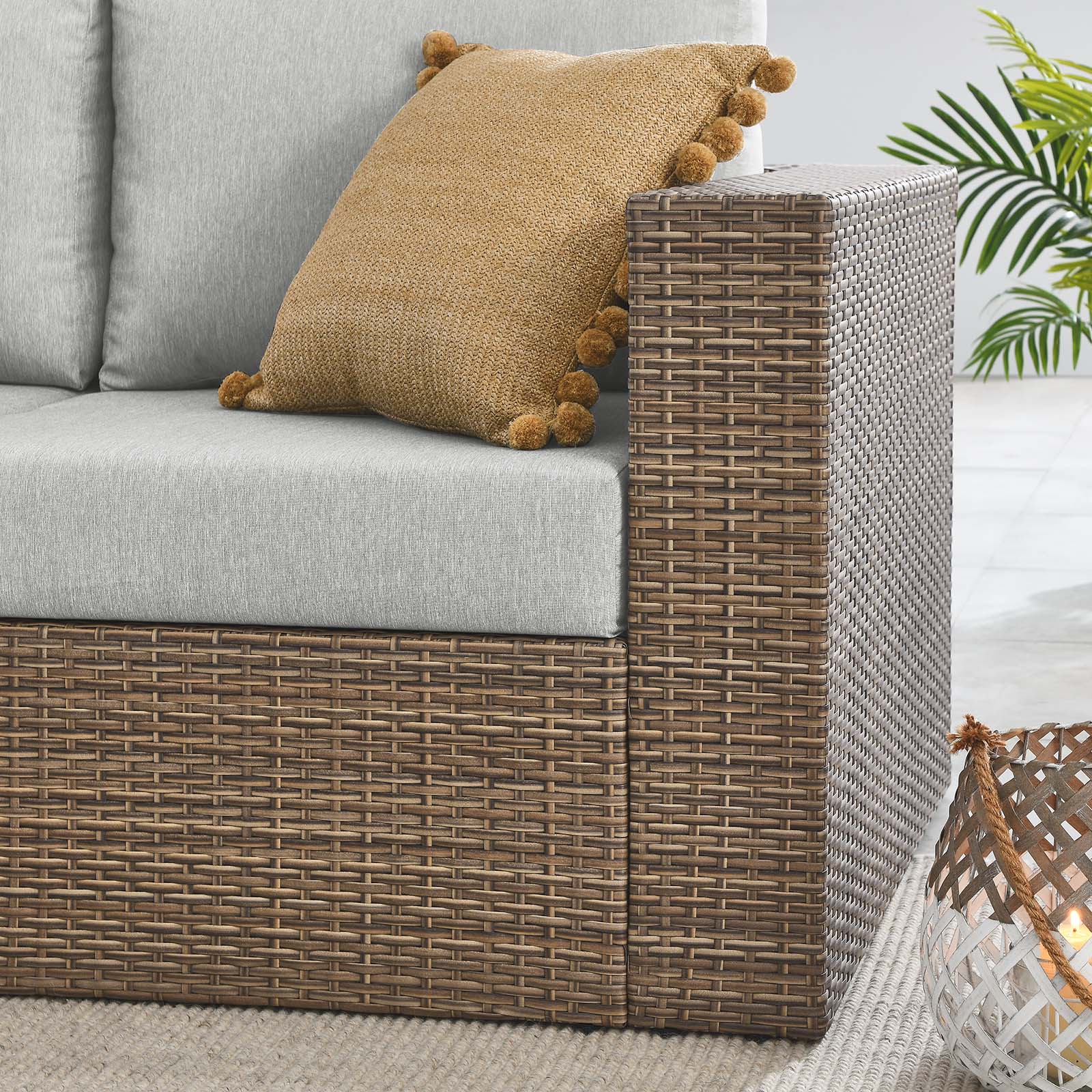 Convene Outdoor Patio Right-Arm Loveseat by Modway