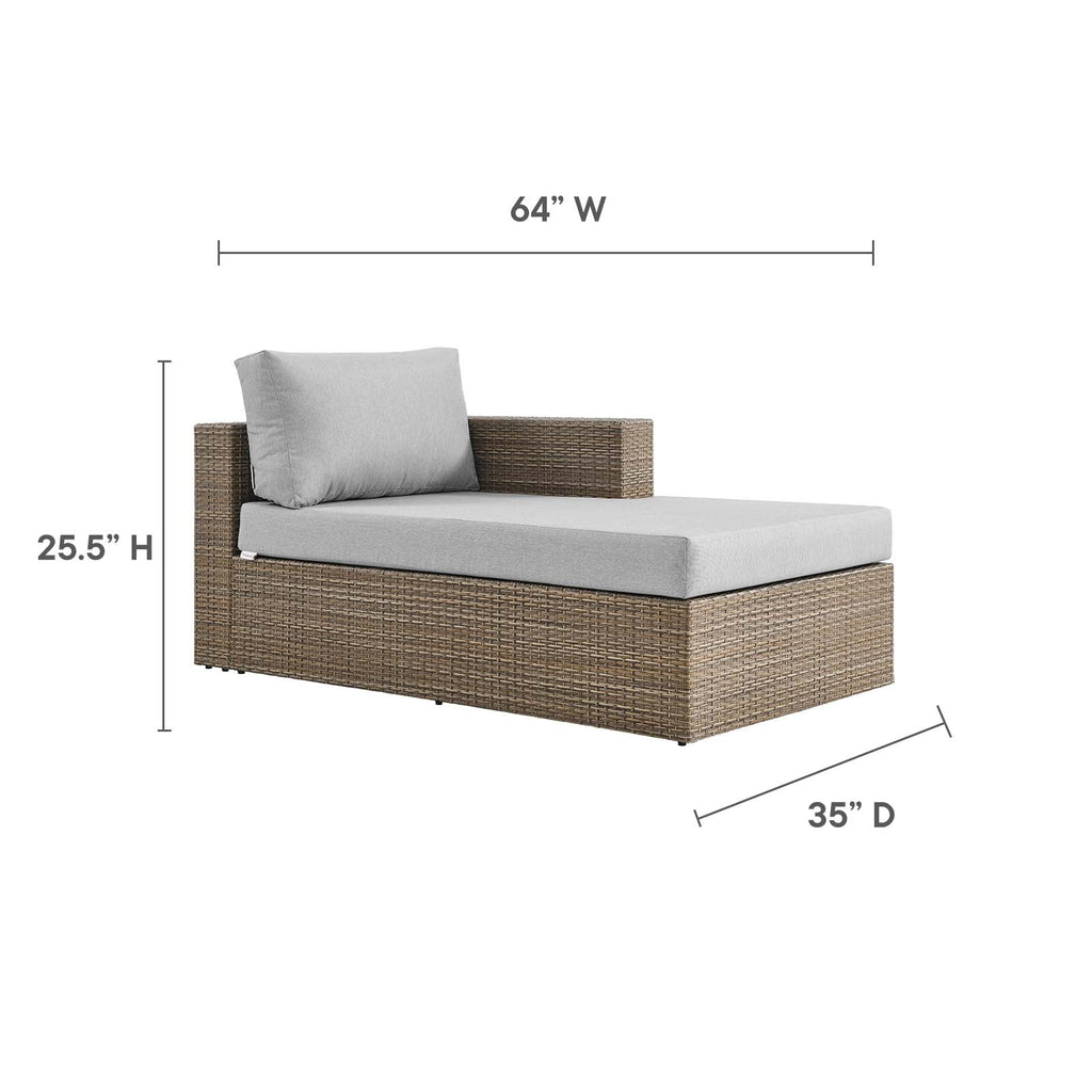 Convene Outdoor Patio Right-Arm Chaise by Modway