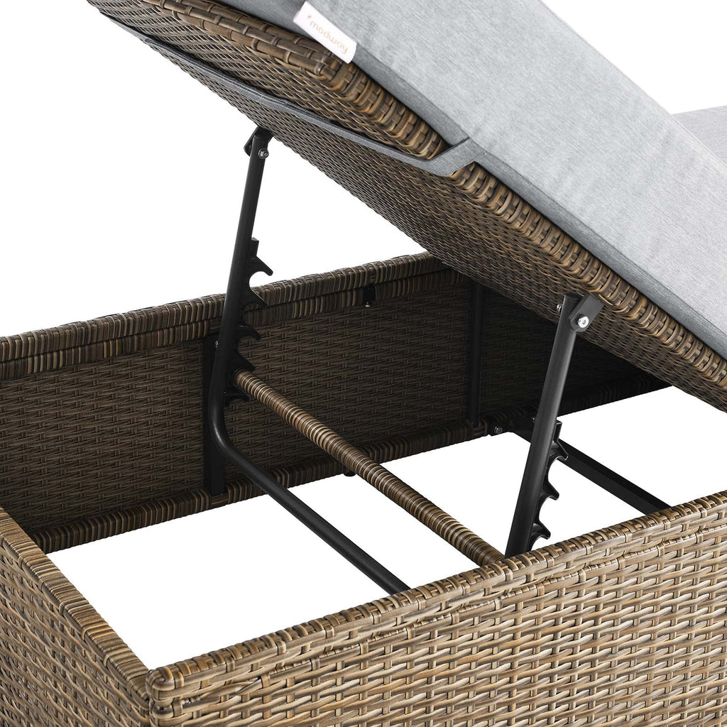 Convene Outdoor Patio Chaise Lounge Chair by Modway