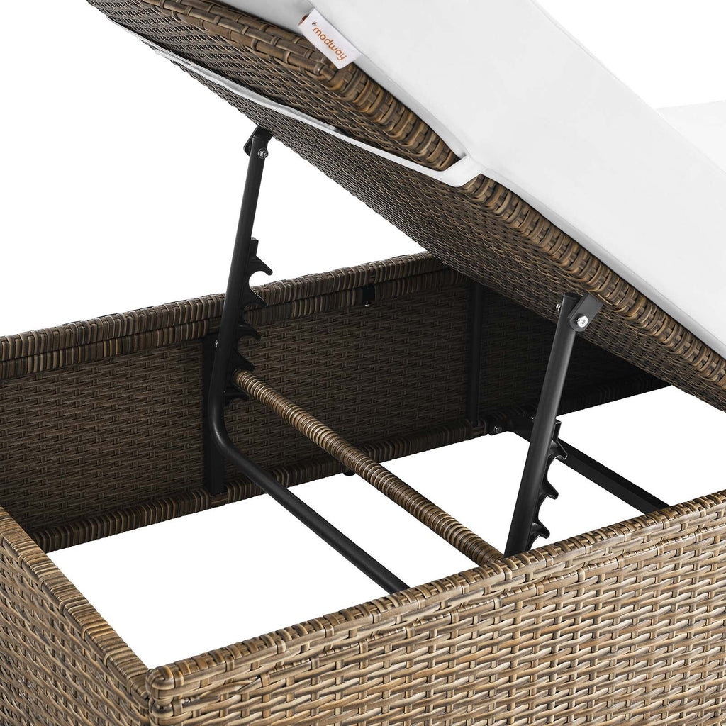 Convene Outdoor Patio Chaise Lounge Chair by Modway