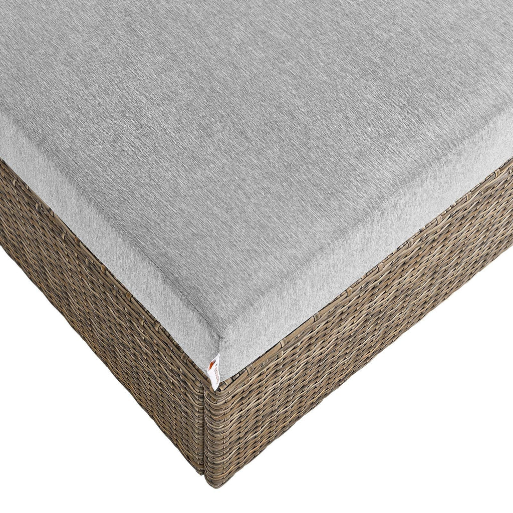 Convene Outdoor Patio Rectangle Ottoman by Modway