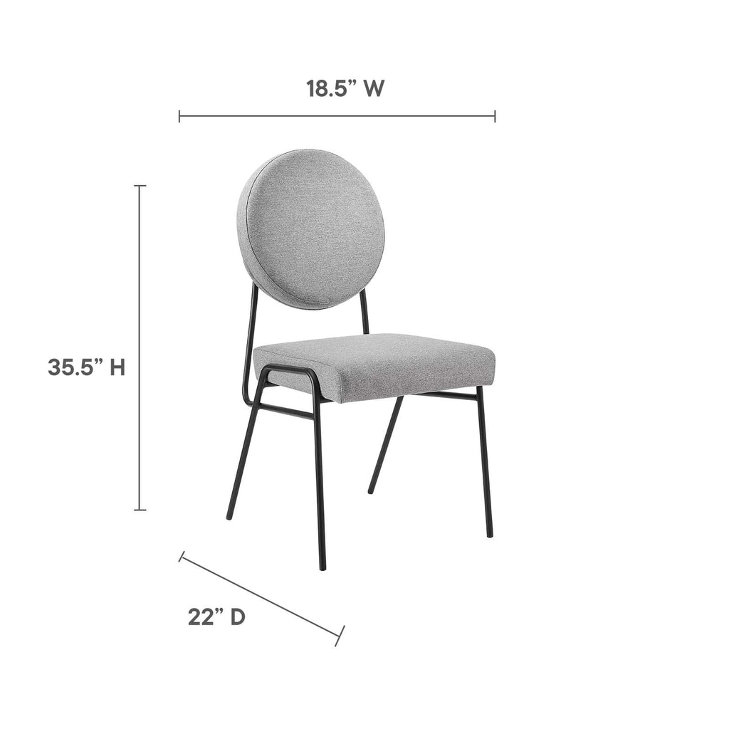 Craft Upholstered Fabric Dining Side Chairs by Modway