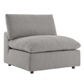 Commix Down Filled Overstuffed Boucle Fabric Armless Chair by Modway