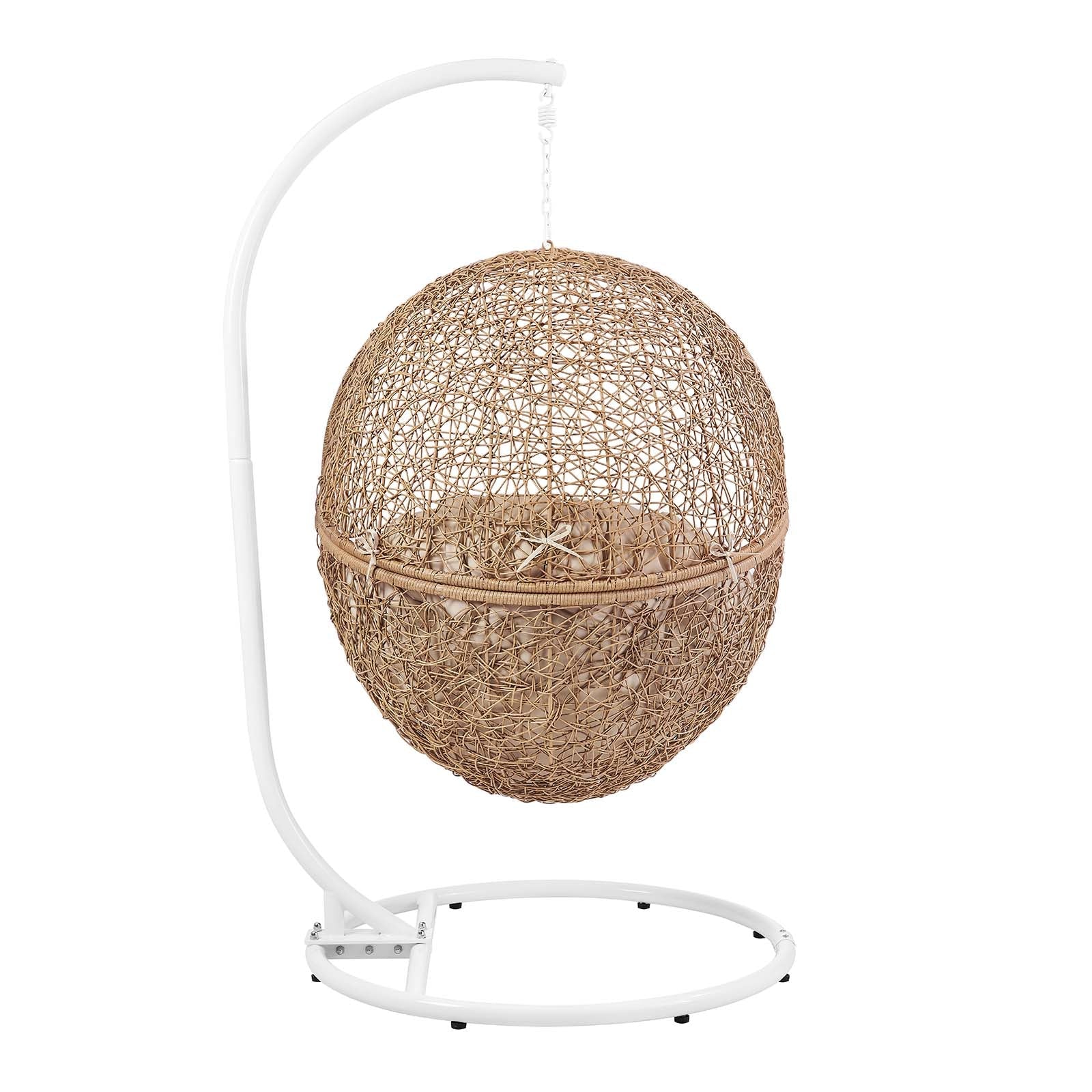 Encase Outdoor Patio Rattan Swing Chair by Modway
