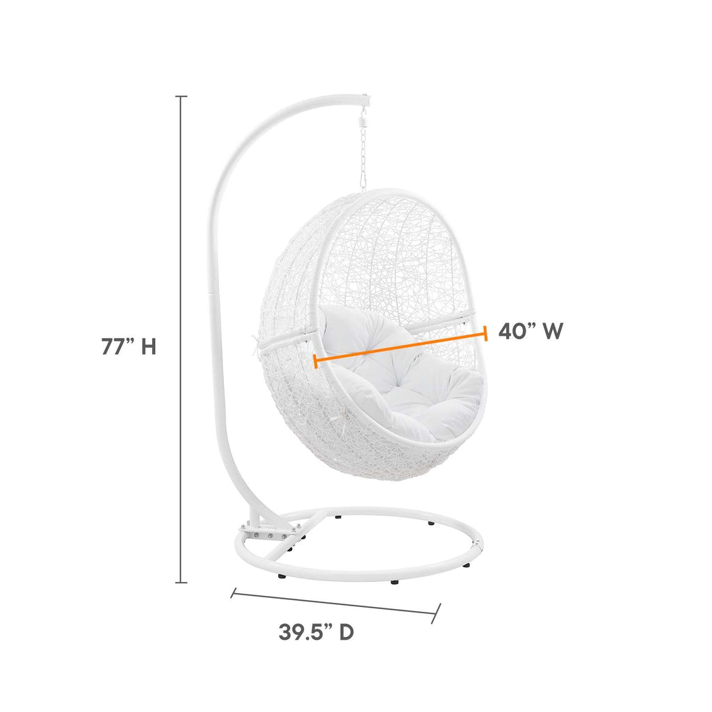Encase Outdoor Patio Rattan Swing Chair by Modway