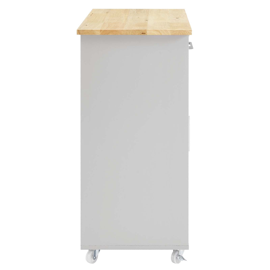 Culinary Kitchen Cart With Towel Bar by Modway