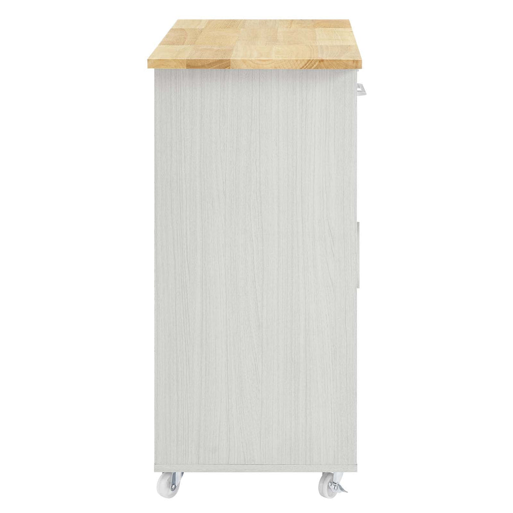 Culinary Kitchen Cart With Towel Bar by Modway