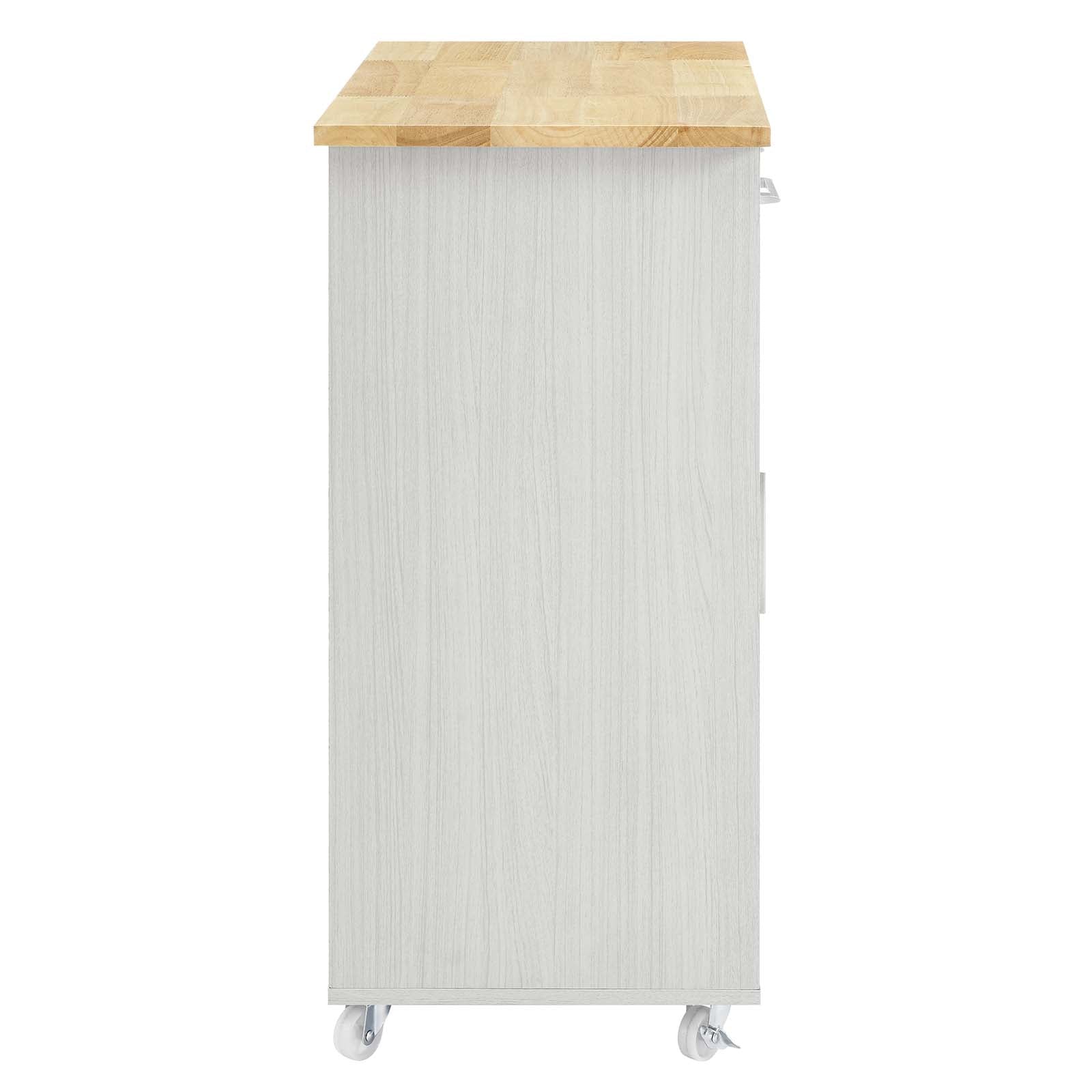 Culinary Kitchen Cart With Towel Bar by Modway
