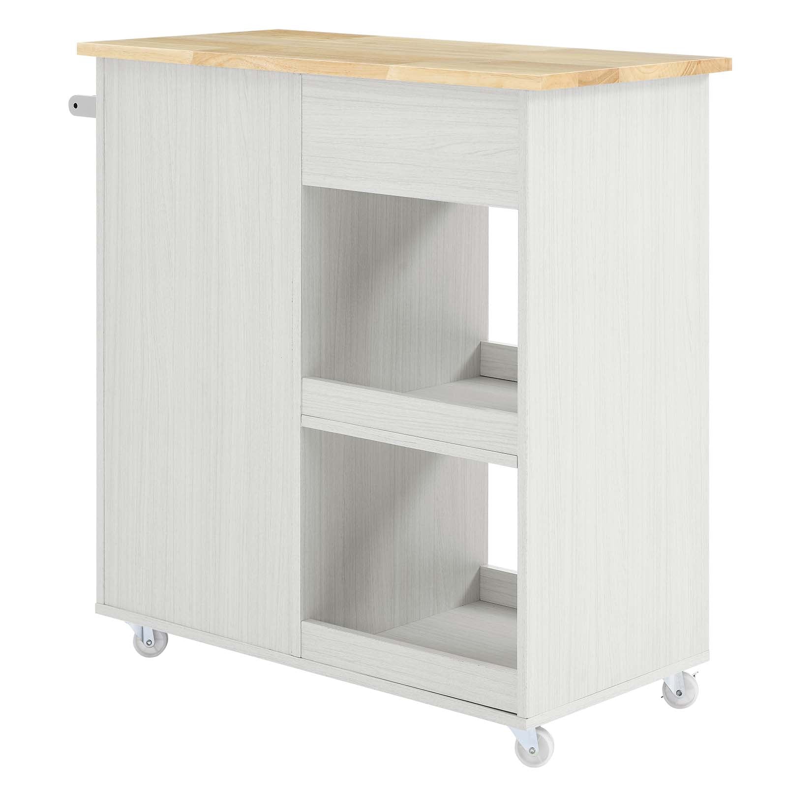 Culinary Kitchen Cart With Towel Bar by Modway
