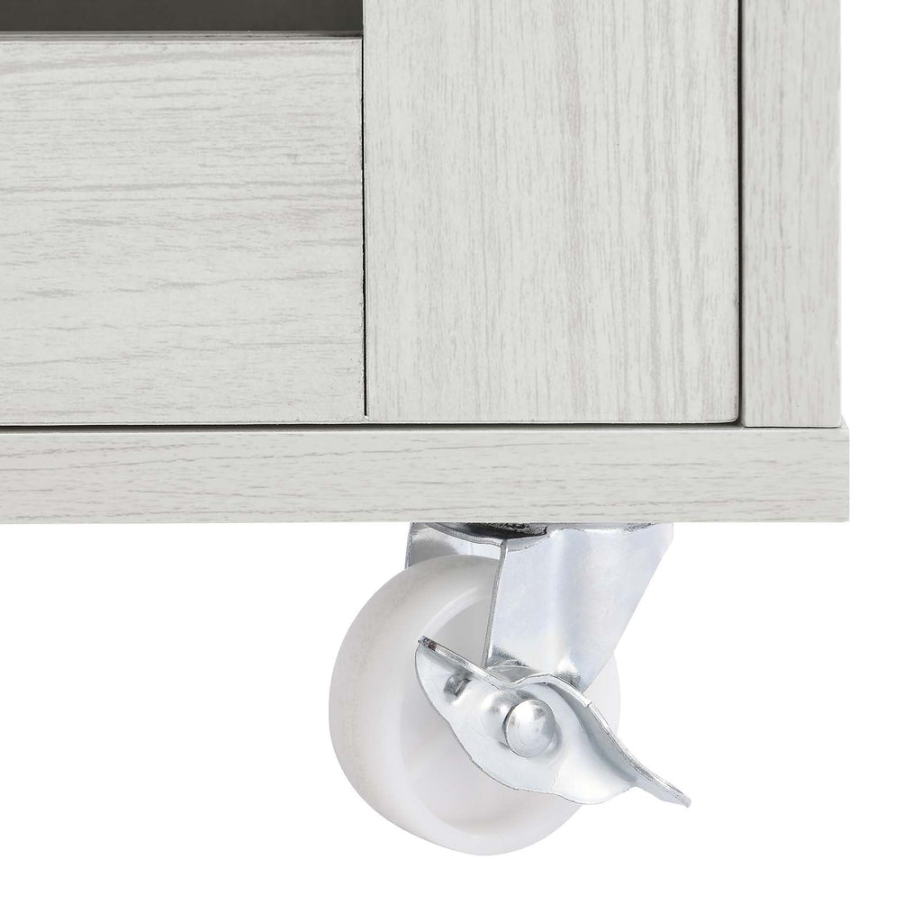 Culinary Kitchen Cart With Towel Bar by Modway