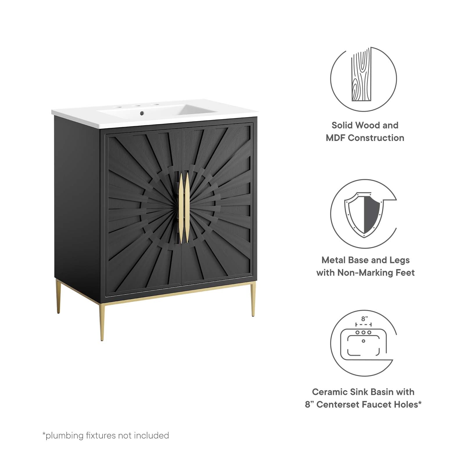 Awaken 30" Bathroom Vanity by Modway