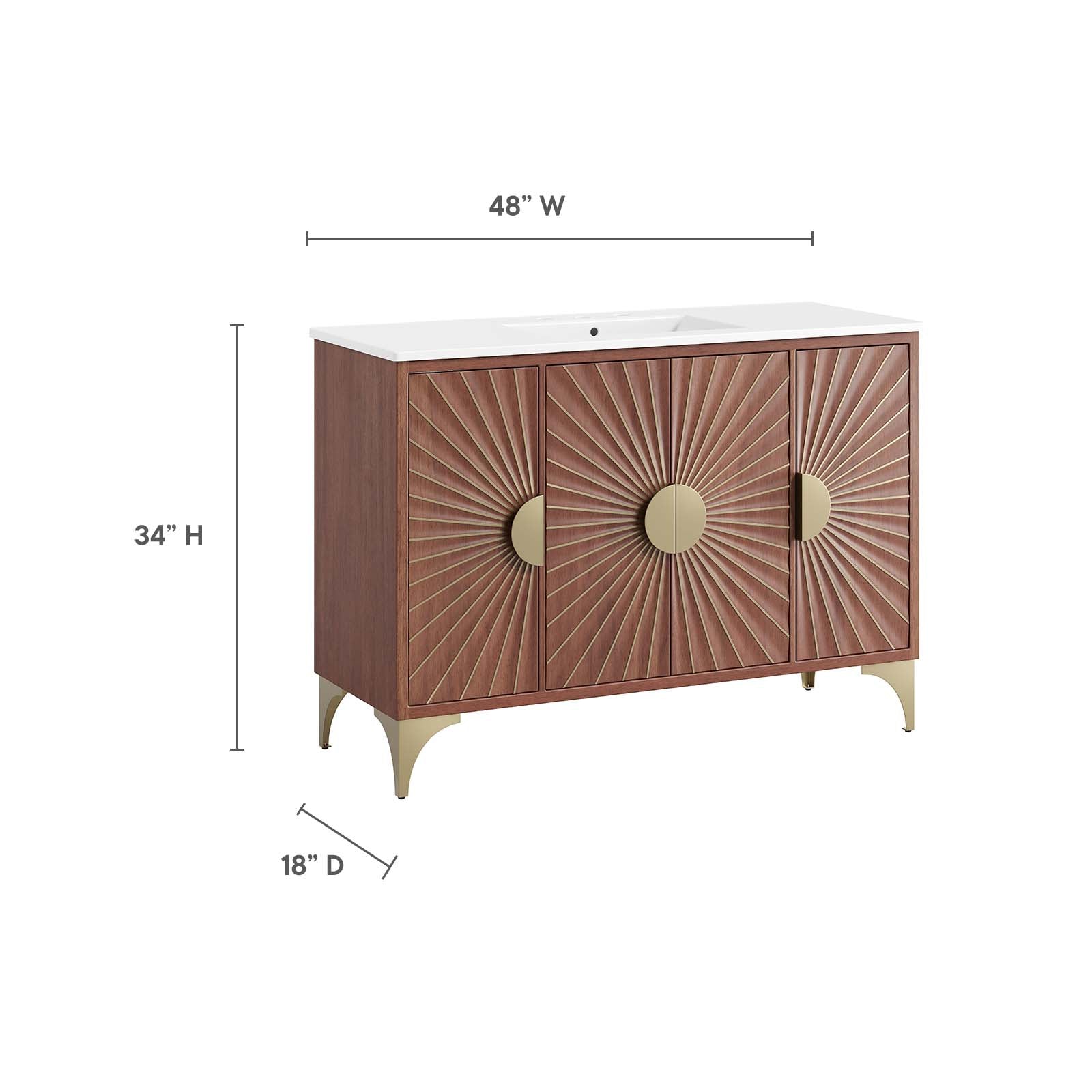Daylight 48" Bathroom Vanity by Modway