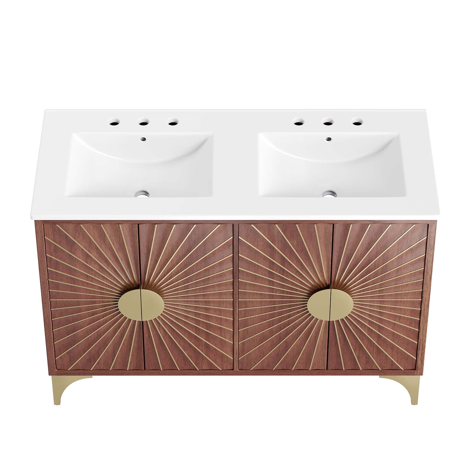 Daylight 48" Double Sink Bathroom Vanity by Modway