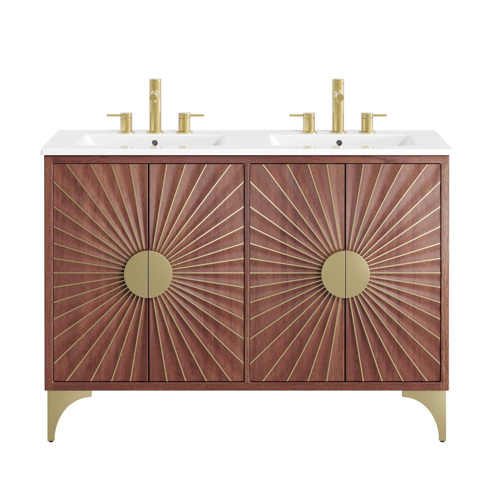 Daylight 48" Double Sink Bathroom Vanity by Modway
