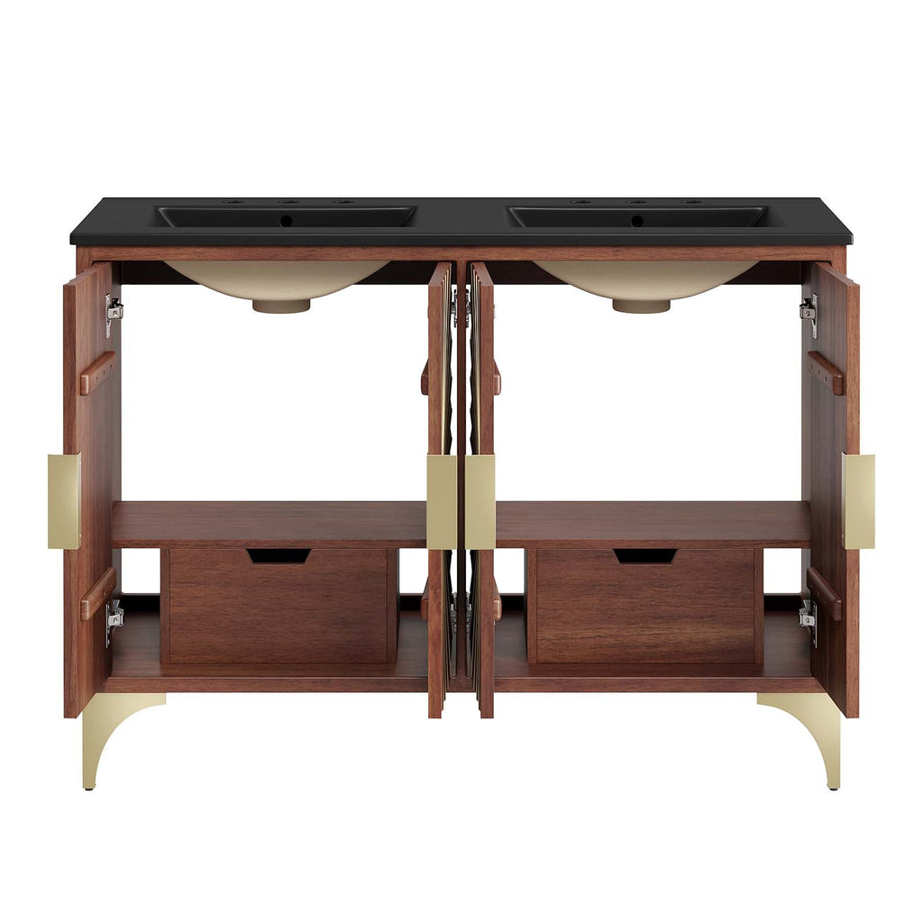 Daylight 48" Double Sink Bathroom Vanity by Modway