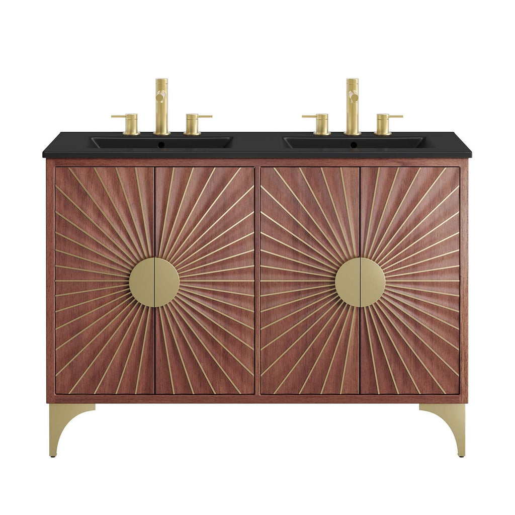 Daylight 48" Double Sink Bathroom Vanity by Modway