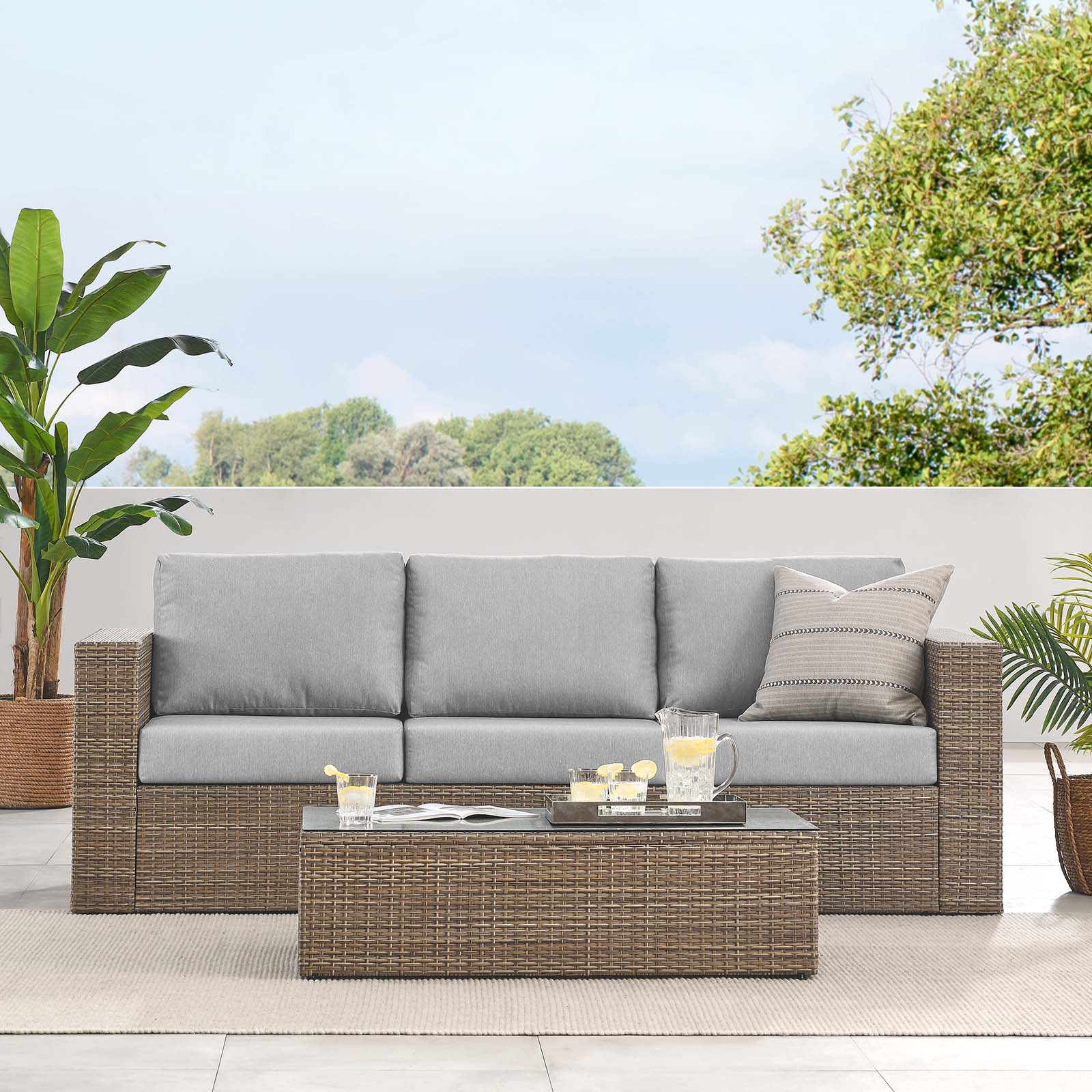 Convene 2-Piece Outdoor Patio Furniture Set by Modway